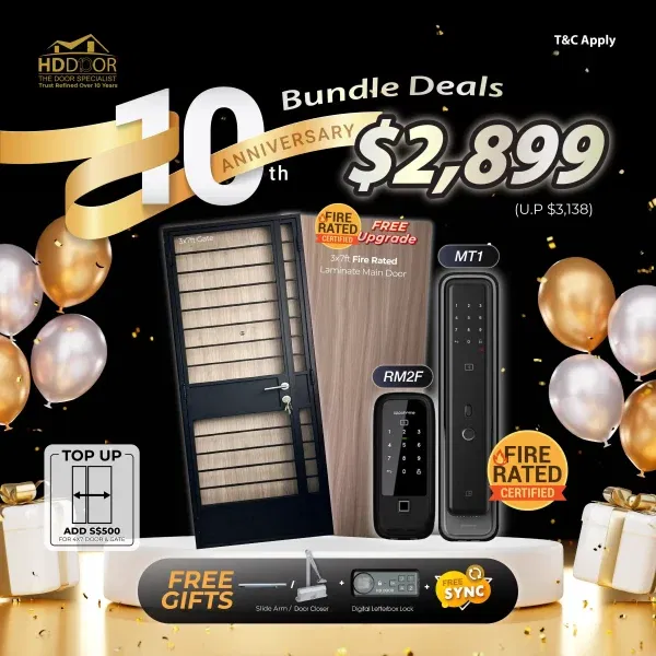 Door, Gate & Digital Lock Bundle Deals - 10th Year Anniversary Promotion