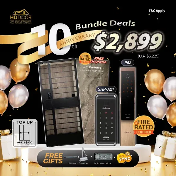 Door, Gate & Digital Lock Bundle Deals - 10th Year Anniversary Promotion
