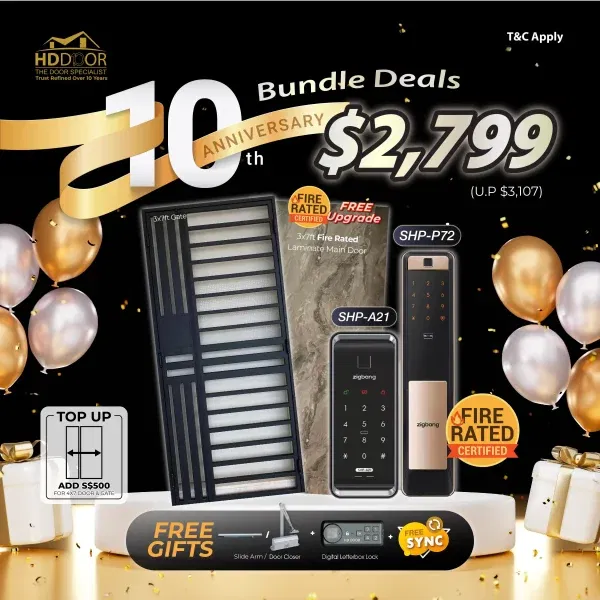 Door, Gate & Digital Lock Bundle Deals - 10th Year Anniversary Promotion