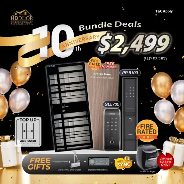 Door, Gate & Digital Lock Bundle Deals - 10th Year Anniversary Promotion