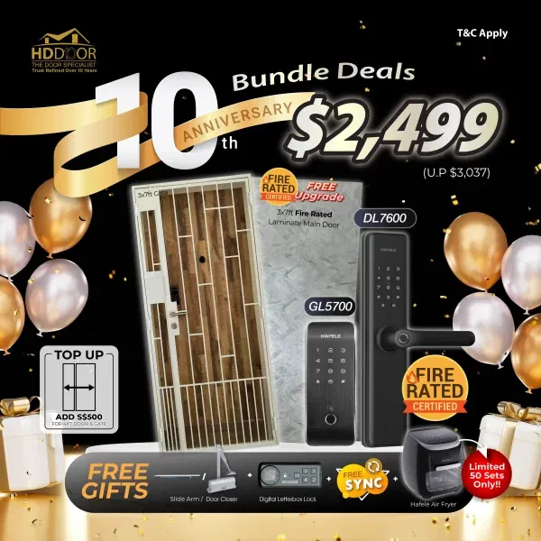 Door, Gate & Digital Lock Bundle Deals - 10th Year Anniversary Promotion