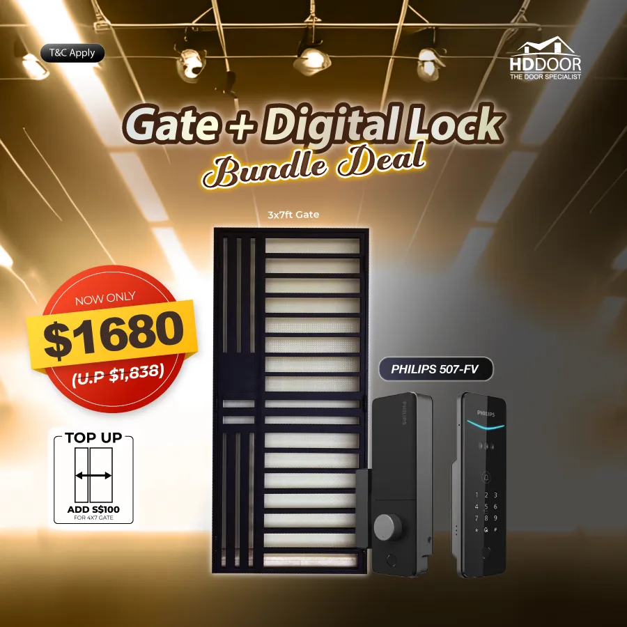 Gate & Phlips Digital Gate Lock Bundle