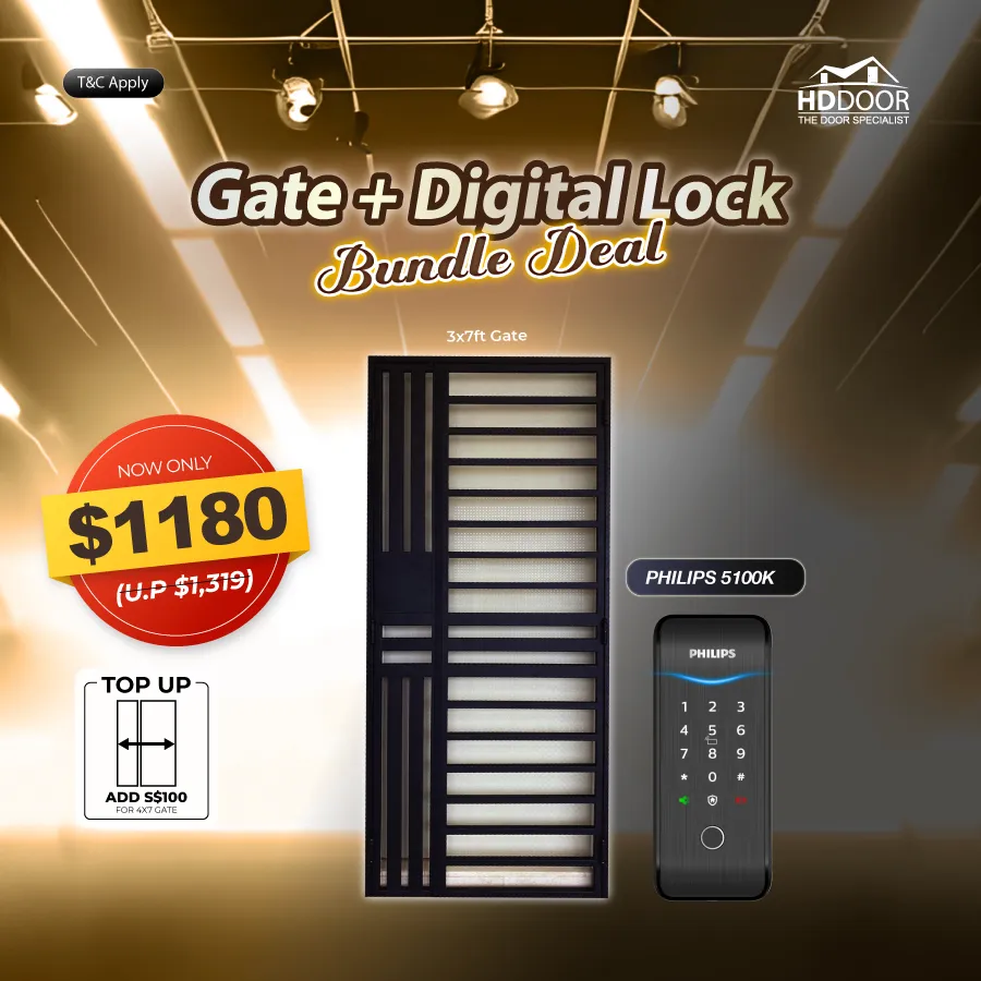 Gate & Phlips Digital Gate Lock Bundle