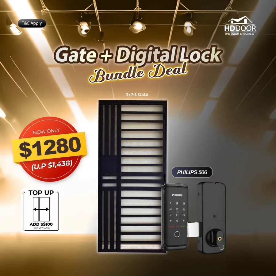 Gate & Phlips Digital Gate Lock Bundle